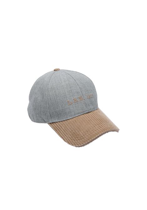 Cappello L.B.M 1911 uomo 678159529 Grigio materiali di pregio taglia unica con regolazione logo sul davanti L.B.M. 1911 | Cappelli | 6781595291